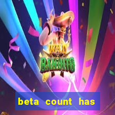 beta count has changed pt br